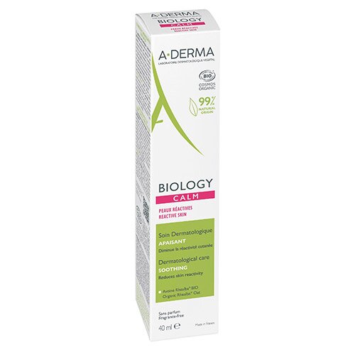 A-Derma Biology Calm Trattamento Lenitivo per Il Viso 40 ml