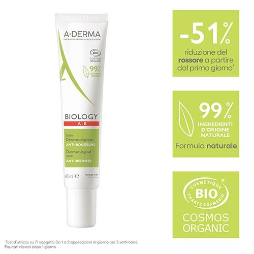 A-Derma Biology Trattamento Dermatologico Anti-Rossori 40 ml