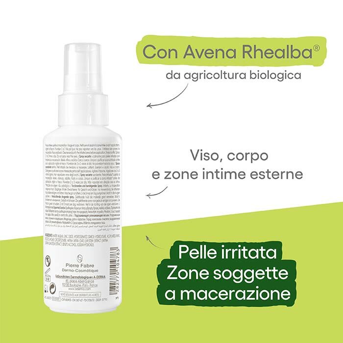 A-Derma Cytelium Spray Assorbente Lenitivo Viso Corpo 100 ml