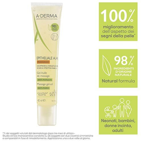 A-Derma Epitheliale A.H Gel-Olio Da Massaggio 40 ml