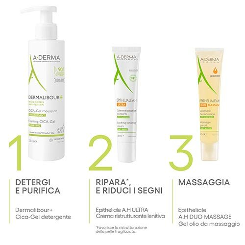A-Derma Epitheliale A.H Gel-Olio Da Massaggio 40 ml