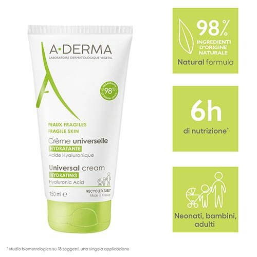 A-Derma Les Indispensables Crema Universale Idratante 150 ml