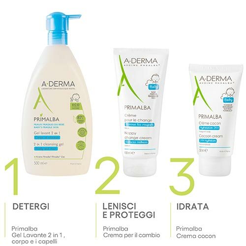 A-Derma Primalba Crema Cocon Bebè Idratazione 24H 50 ml