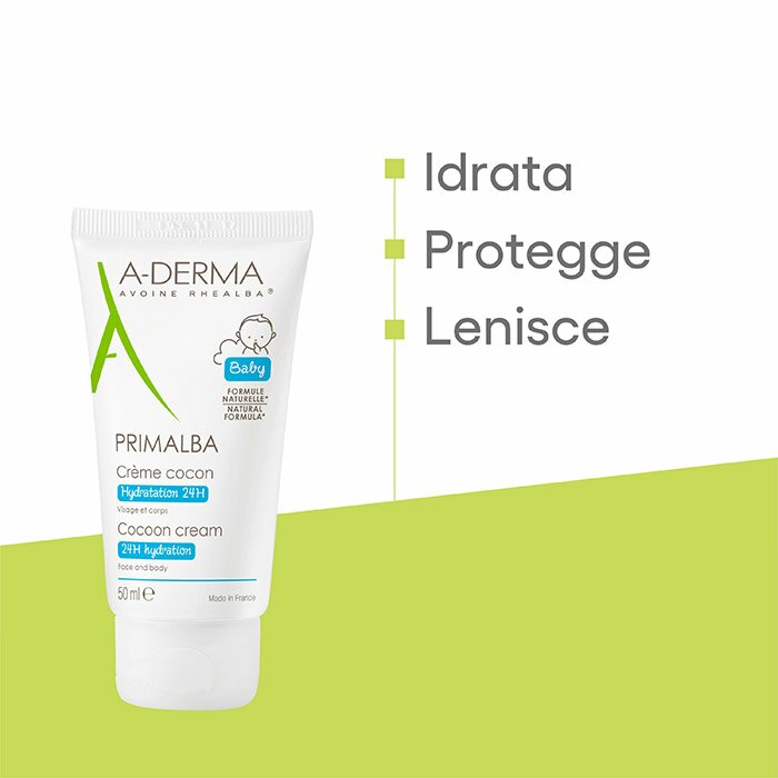 A-Derma Primalba Crema Cocon Bebè Idratazione 24H 50 ml