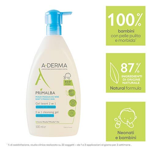 A-Derma Primalba Gel Detergente Bambini 500 ml