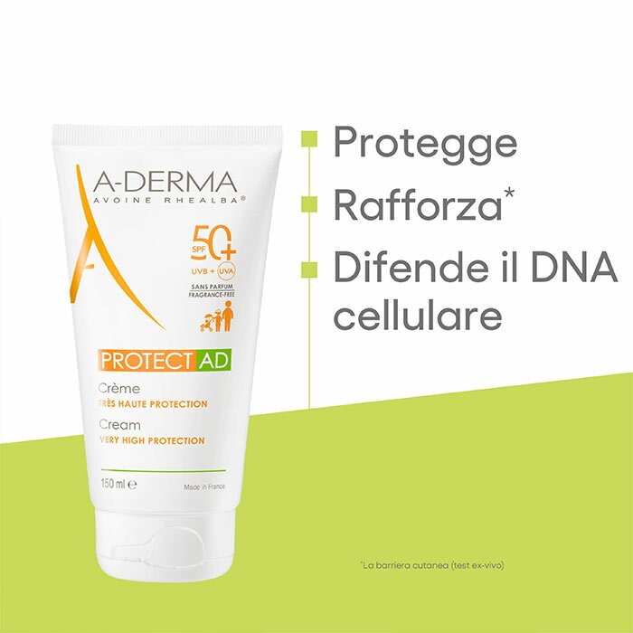 A-Derma Protect AD Crema Spf 50+ Crema Solare 150 ml