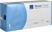 Abena classic guanto in vinile taglia l 100 pezzi