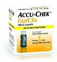 Accu-chek Fastclix lancette pungidito glicemia 100+2