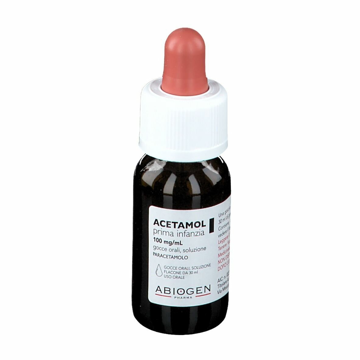 Acetamol 100 mg/ml prima infanzia orale gocce 30 ml 
