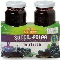 Achillea succo e polpa mirtillo 2x200 ml