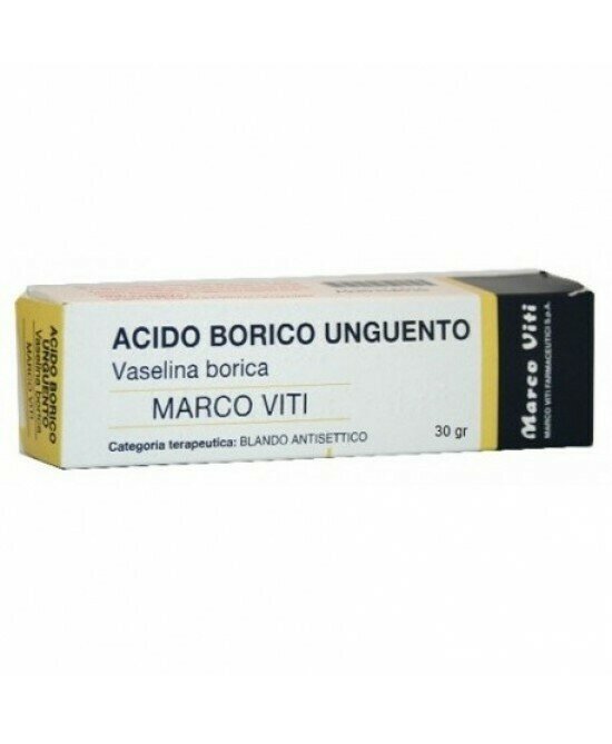 Acido borico 3% marco viti unguento dermatologico 30 g 
