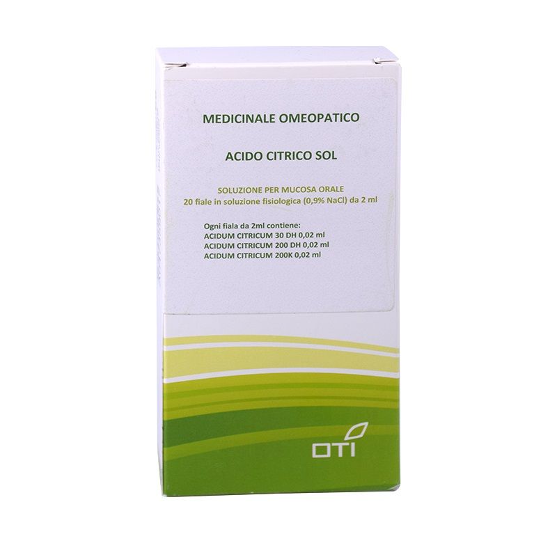Acido citrico sol orale 20 fiale 2 ml