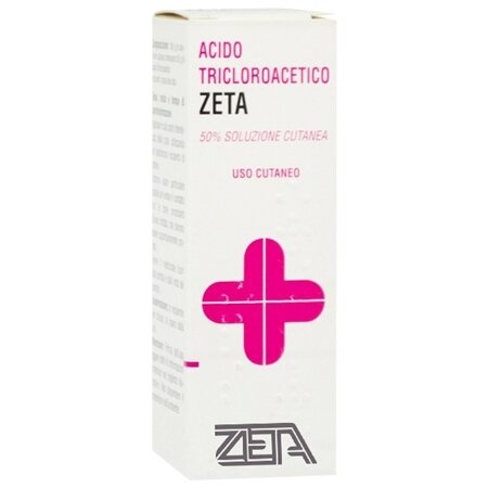 Acido tricloroacetico 50% zeta verruche 10 ml 