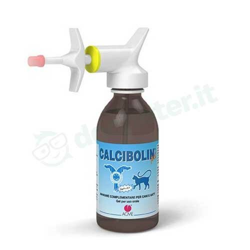 Acme Calcibolin Pet Gel Integratore Ossa Cani e Gatti 125 Ml