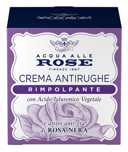 Acqua alle rose crema viso antirughe rimpolpante 50ml