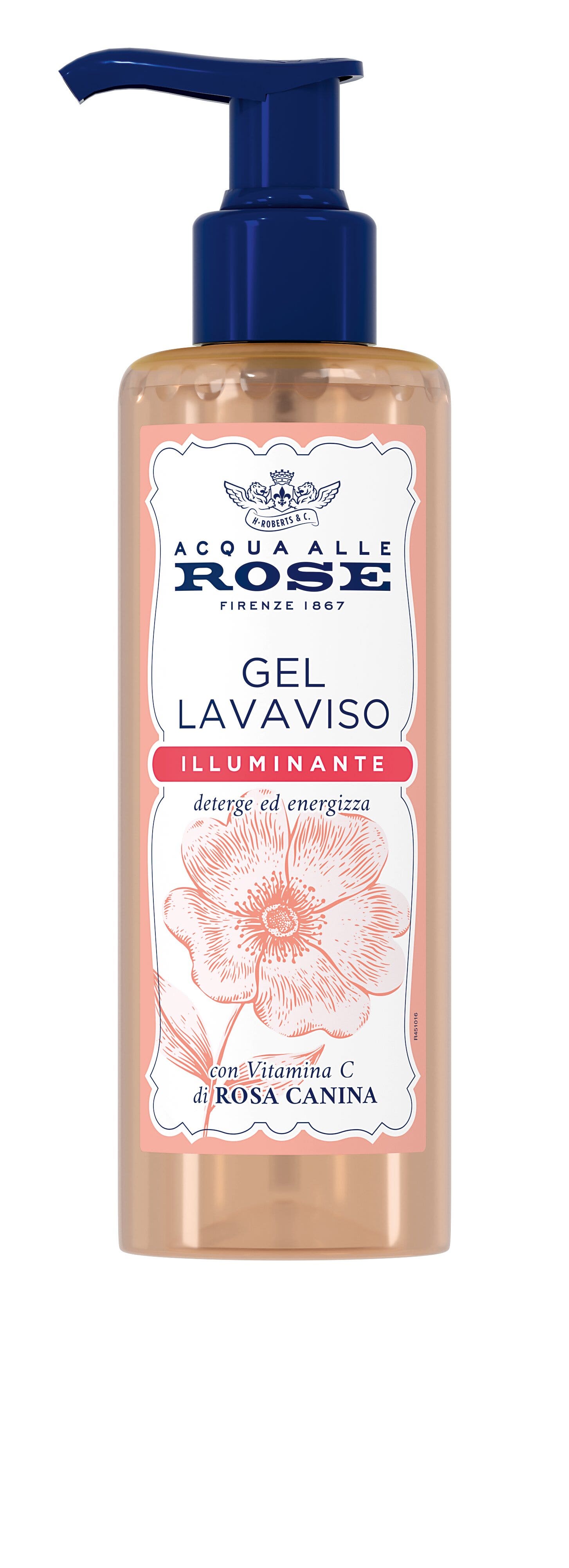 Acqua alle rose gel lavaviso illuminante, 200 ml