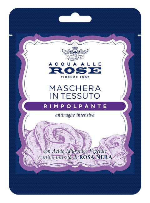Acqua alle rose maschera in tessuto rimpolpante 1 pezzo