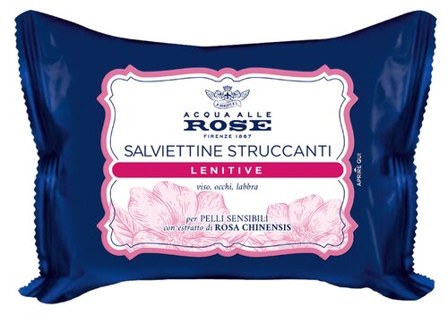 Acqua alle rose salviettine struccanti lenitive 20 pezzi