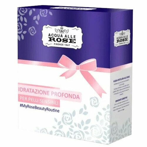 Acqua Alle Rose Sensitive Cofanetto Acqua Micellare 200ml + Crema Viso Antirughe 50ml + 1 Maschera Viso