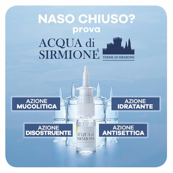Acqua di Sirmione Soluzione Nasale 6 Flaconcini 15 ml