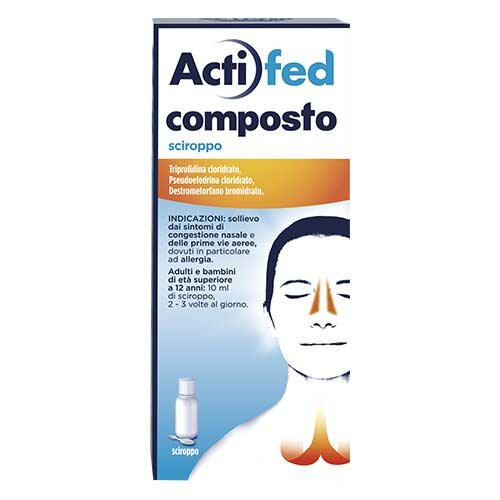 Actifed Composto Sciroppo Decongestionante 100 ml