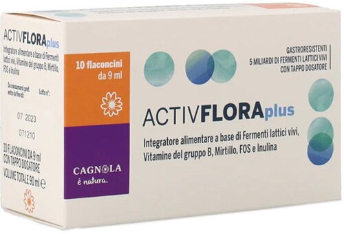 Activ flora plus 10 flaconcini x 9 ml
