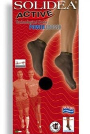 Active power unisex mini-calza nero 1-s