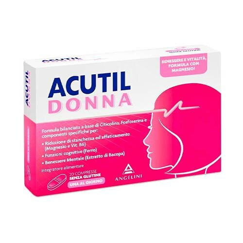 Acutil donna benessere e vitalità 20 compresse