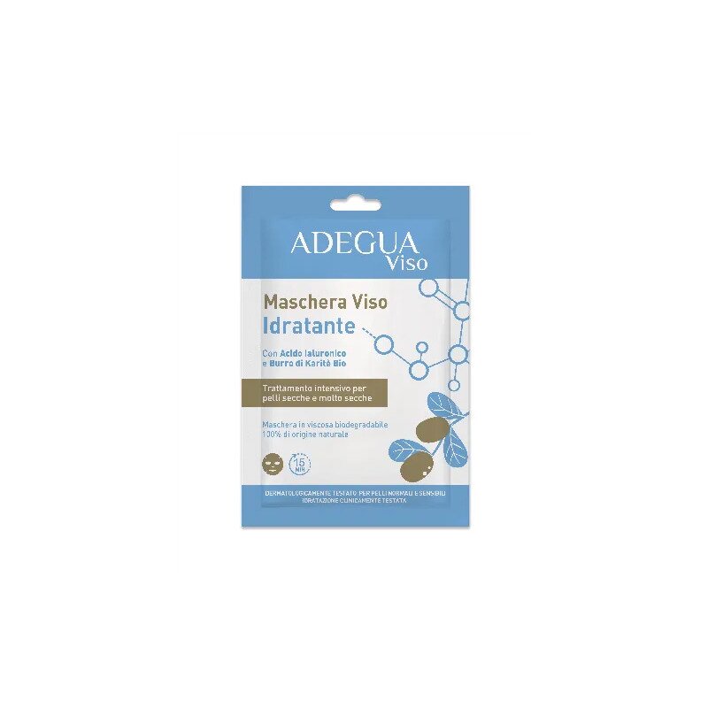 Adegua maschera viso idratante 1 pezzo