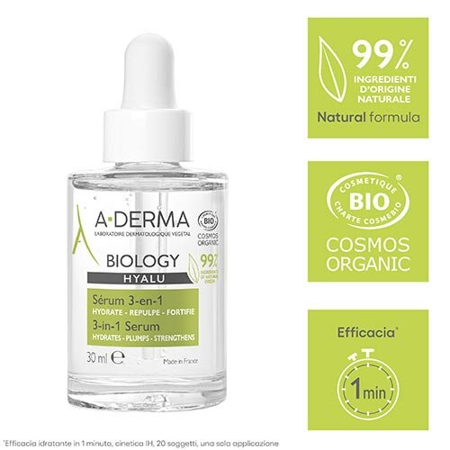 Aderma A-D Biology Hyalu Siero 3in1 Idratante 30 ml