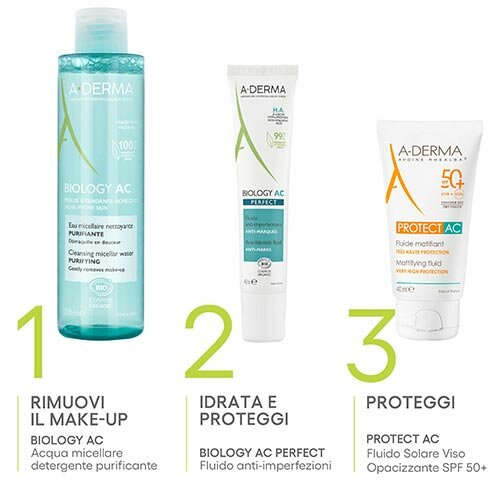 Aderma biology ac acqua micellare detergente purificante 200 ml