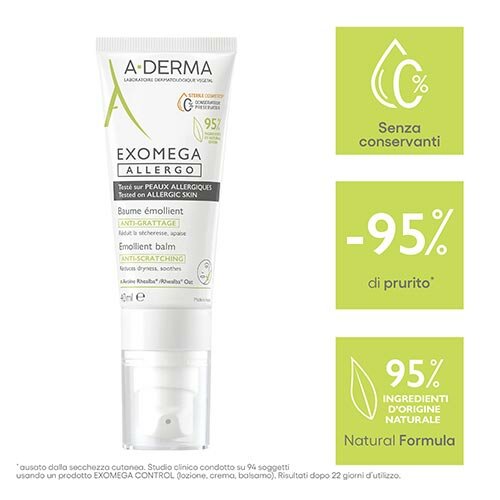 Aderma Exomega Allergo Balsamo Emolliente 40 ml