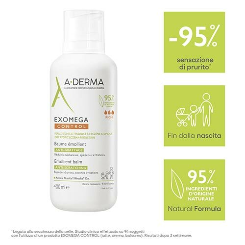 Aderma Exomega Control Balsamo Emolliente Anti-Grattage 400 ml