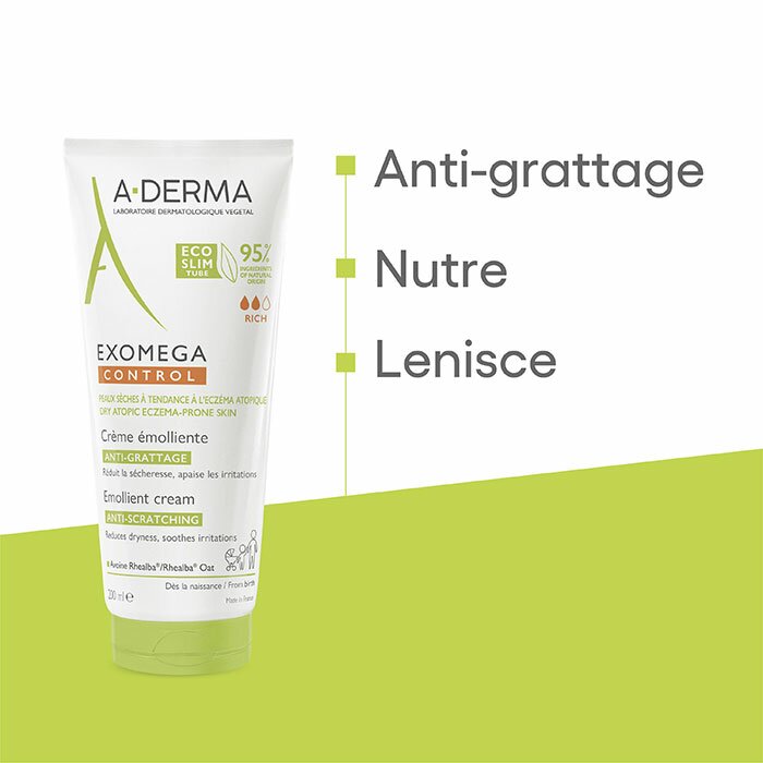 Aderma Exomega Control Crema Emolliente Anti-Grattage 200 ml