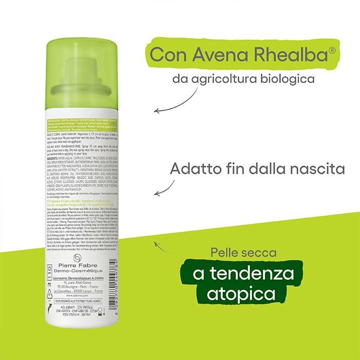 Aderma Exomega Control Spray Emolliente 50 ml