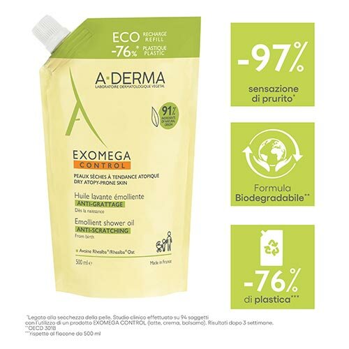 Aderma Olio-Lavante Emolliente Exomega Control 500 ml