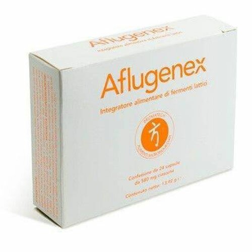 Aflugenex Integratore Alimentare Fermenti Lattici 24 Capsule