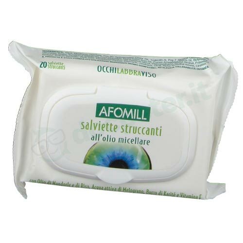 Afomill salviettine struccanti olio micellare