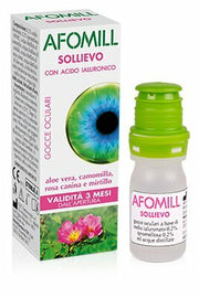 Afomill Sollievo Gocce Oculari Idratanti Con Acido Ialuronico 10 ml