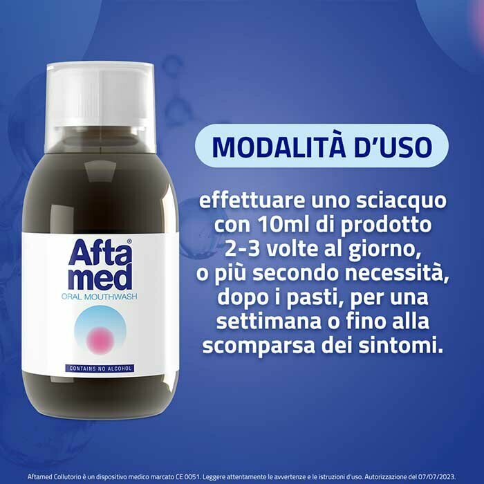 Aftamed Collutorio Anti Afte e Stomatiti 150 ml