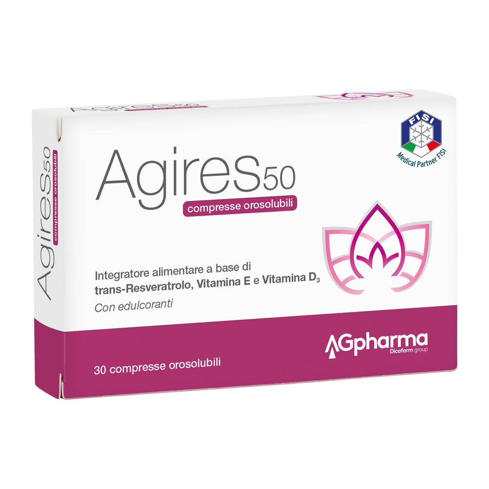 Agires 50 30 compresse orosolubili scatola 5,4 g