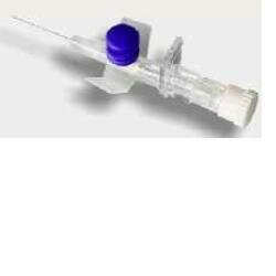 Ago cannula 2 vie g 24 c/alette giallo