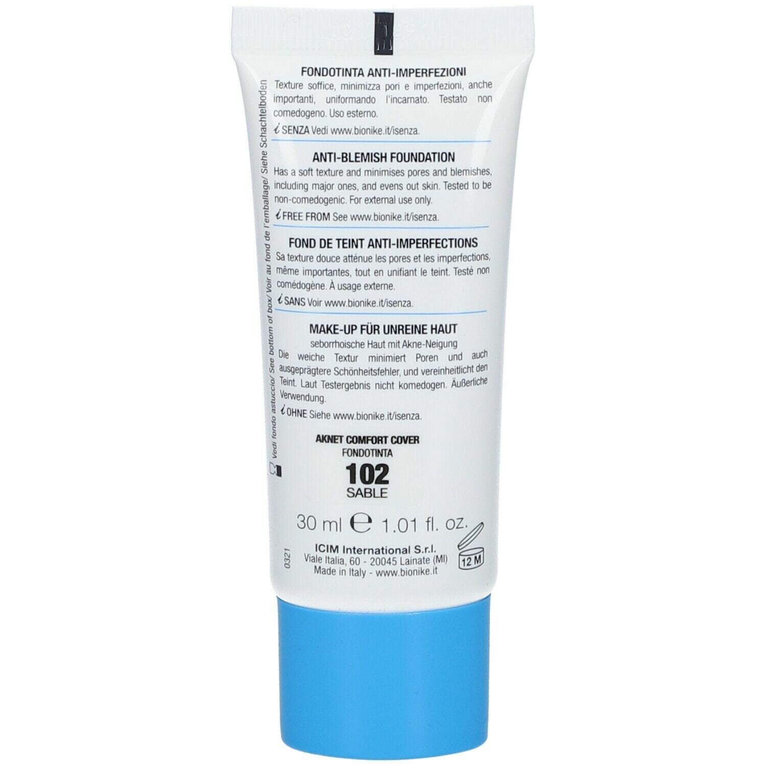 Aknet comfort cover fond 102