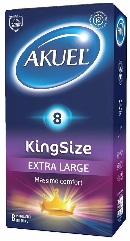 Akuel king size xl 8 pezzi