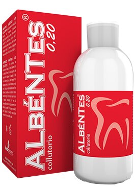 Albentes colluttorio 0,20% 200ml per alitosi e carie
