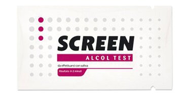 Alcol test monouso rileva alcol nell'organismo tramite saliva screen alcol test