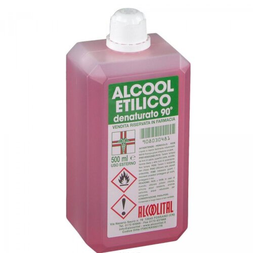 Alcool etilico denaturato 90% 250 ml