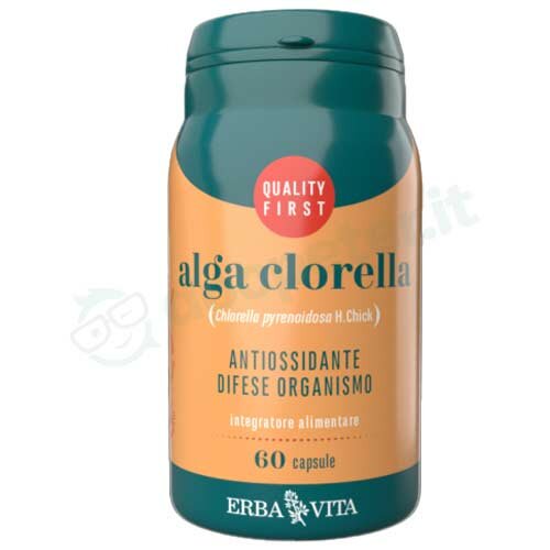 Alga Clorella Erba Vita Benessere Sistema Immunitario 60 capsule