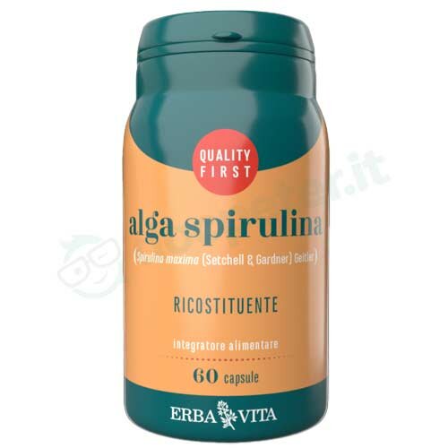 Alga Spirulina Integratore Energetico 60 Capsule 