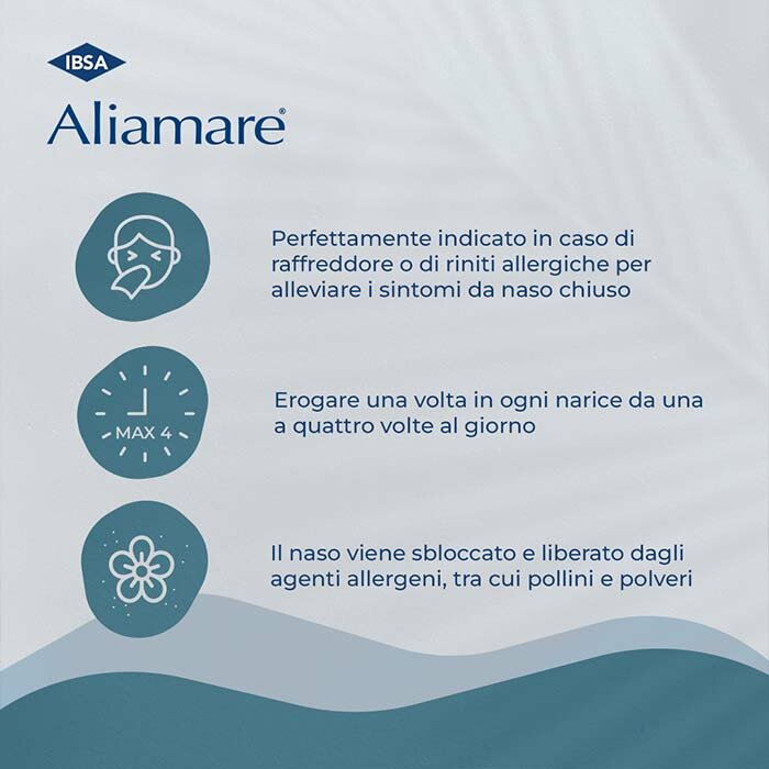 Aliamare Iper Spray Acqua di Mare Ipertonica Igiene Nasale 125 ml